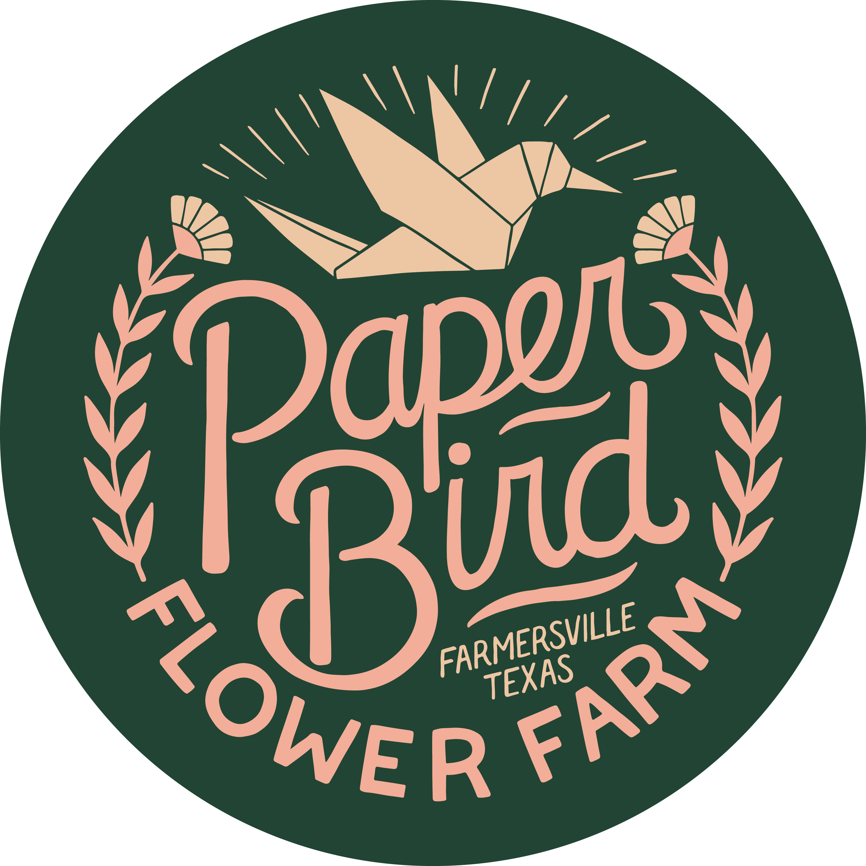 Paper Bird Flower Farm